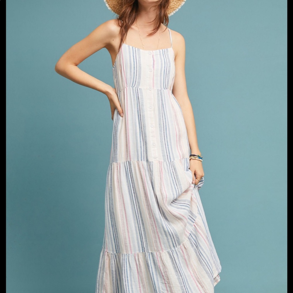 Splendid* striped maxi dress